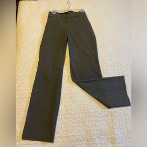 Loft Dark grey wide leg dress pants